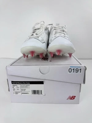 Women's Size 8(m)New Balance FuelCell Romero Duo Fast Pitch Composite White/gray - Image 1 of 4