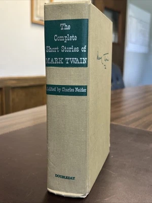 "The Complete Short Stories of Mark Twain" | 1957 1st Edition Antique HC Book - Image 1 of 4