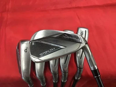 TaylorMade Stealth Iron Set 5-9,Pw 6pc Flex Stiff TENSEI RED TM60 Graphite - Image 1 of 4