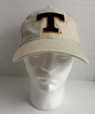 Tennessee Volunteers The Game Cap Hat Beige 100% Linen Adjustable Back Strap  - Image 1 of 4