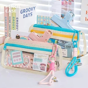 Beauty Bag Stationery Pen Bag Portable Cosmetic Storage Bag Kids Children - Picture 1 of 15