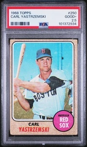 1968 Topps #250 Carl Yastrzemski PSA 2.5 - Picture 1 of 2