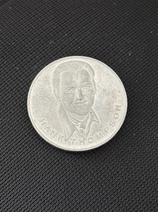 Vintage HANK THOMPSON 25th ANNIVERSARY RECORDING INDUSTRY COIN TOKEN MEDALLION - Bild 1 von 2