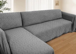 Sectional Couch Covers 2 Pieces L Shaped Sofa Cover for Sectional Couch L Sha... - Bild 1 von 9