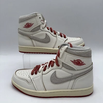 Nike Mujer Talla 9 Air Jordan 1 Alto OG (DB4612 100) Zapatilla Entrenadora Blanca Foto 1 de 4