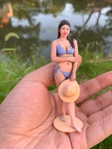 1/18 1/16 1/12 Miniatures Summer Bikini Beauty Girl Szene Figuren für Fahrzeuge - Bild 1 von 5