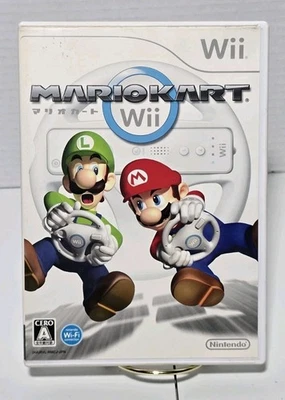Mario Kart Wii Japan Ver. (Nintendo Wii, 2008) Complete CIB - Tested & Working - Image 1 of 3