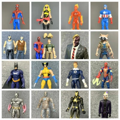 Marvel Universe Legends DC Spider-man Rocket Raccoon Figure Cake Topper Toys - Image 1 of 3