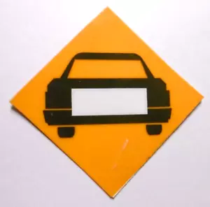 Werbe-Aufkleber Gelhard Autoradio Code Karte Auto Alarm Haftfolie 80er Oldtimer - Bild 1 von 1