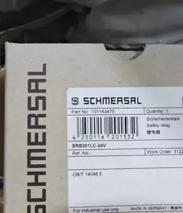 ONE Brand NEW SCHMERSAL safety relay SRB301LC-24V - Picture 1 of 1