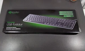 GeneralKeys German Backlit USB keyboard QWERTZ numeric keypad - Picture 1 of 11