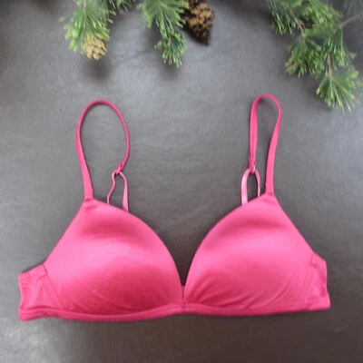 Aerie Bra Size 34A Pink Padded Wireless Adjustable Clasp Back - Image 1 of 4