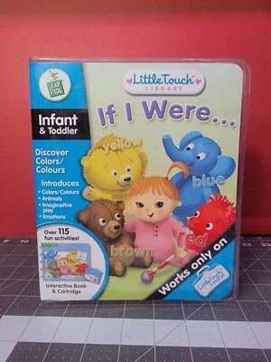 Leap Frog Little Touch Library Interactive Book And Cartridge If I Were SEALED  - Image 1 of 4