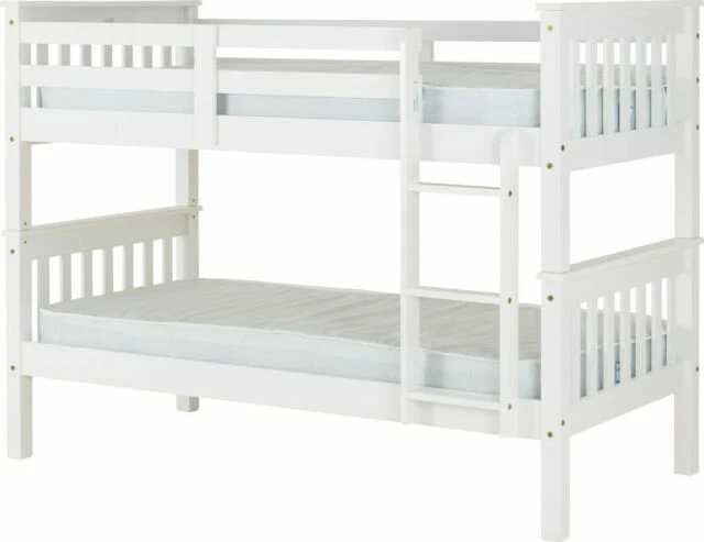 Seconique Neptune 3' Bunk Bed - White (200-205-009)