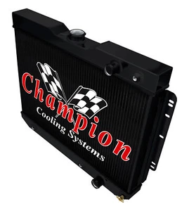 AR Champion 3 Row Black Finish Radiator for 1959-1961 Chevrolet Kingswood LS Eng - Picture 1 of 6