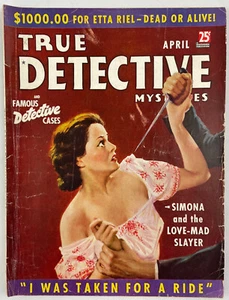 True Detective Magazine, April 1937, Vintage True Crime Stories, Pulp - Picture 1 of 5