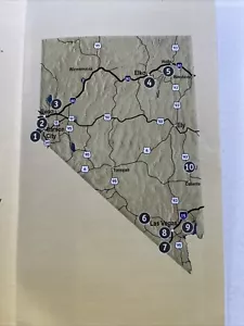 Nevada NV Official State Highway Map Road DOT Las Vegas 2005 2006 Reno Henderson - Picture 1 of 24