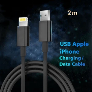 USB-A to iPhone iPad iPod Data & Charging Cable For Android 1M 2M - Picture 1 of 27