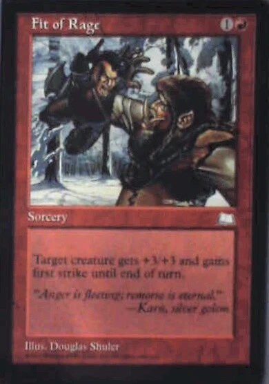 Fit of Rage - Weatherlight: #102, Magic: The Gathering Lp R45 - Image 1 of 1