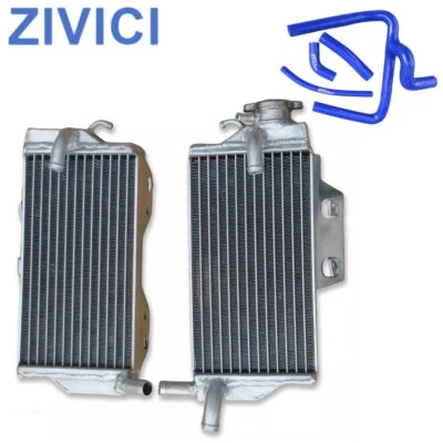 Radiador de aluminio + manguera azul para Honda CR250R CR 250R 2005-2007 2005 2007 2006 Foto 1 de 4