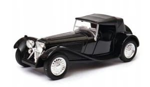 Welly Jaguar SS 100 Black 1:34 1:39 Scales 4.5 Inch Diecast Model Car in Box - Picture 1 of 6