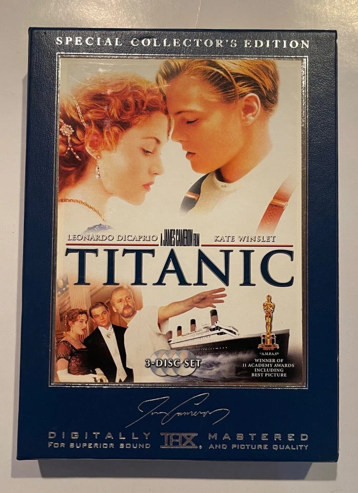 Titanic Special Collector's Edition DVD 3-Disc Box Set THX Remastered - Image 1 of 4
