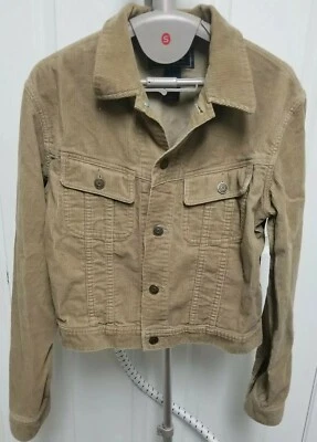 Polo Sport Sportswoman Corduroy Jacket 100% Cotton Tan Khaki Medium Nice Ralph - Image 1 of 4