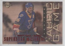1997-98 Donruss Limited Fabric of the Game /500 Brett Hull #38 HOF