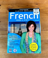 New Instant Immersion French Levels 1,2,3 FAMILY EDITION