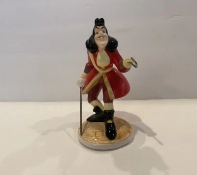 Peter Pan Captain Hook Disney 6” Ceramic Porcelain Figurine 1990’s - Image 1 of 4