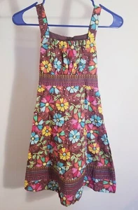 Bonnie Jean Size 12 Dress Sleeveless Floral Summer Dress with Sequins Girls - Picture 1 of 8