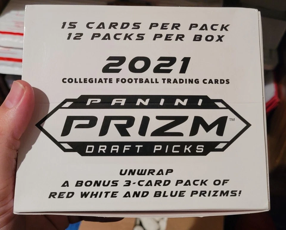 2021 Panini NFL Prizm Draft Picks Cello Box 12 Packs Lawrence Fields Lance NEW - Image 1 of 3