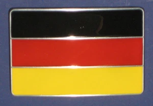 German Flag Motorcycles belt buckle Red, Yellow, and Black - Picture 1 of 1