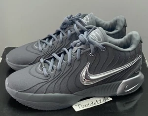 DS Nike Lebron XXI 21 sz9 Cool Grey Reilience 7 4 8 20 time machine HF5353 001 - Picture 1 of 5