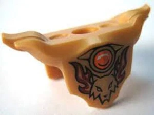 LEGO Minifigure Wolf Battle Body Armor Gold Fire Chi Chima Weapon Ninjago Gear - Picture 1 of 1