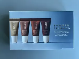 SUMMER FRIDAYS The Mini Neutrals Lip Butter Balm 4pc Set LIMITED EDITION Holiday - Picture 1 of 2