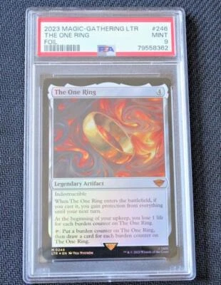 The One Ring FOIL 246 M PSA 9 Gem Mint MTG Lord of the Rings - Image 1 of 4