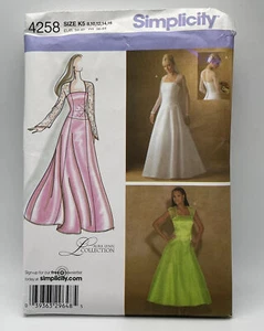 Simplicity Sewing Pattern 4258 Misses Special Occasion Dress Size 8-16 UC - Picture 1 of 2