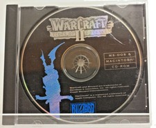 CD Rom Gaming WARCRAFT II 2 Tides of Darkness Blizzard 1996 MS Dos Macintosh