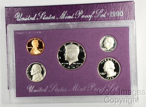 1989 San Francisco Proof Set / Original Mint Packaging / No Stickers or Writing Cover