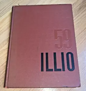 1959 UNIVERSITY OF ILLINOIS YEARBOOK - No Signatures - ILLIO - Bild 1 von 12