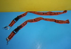 Schwarz und Orange Jägermeister Schlüsselbänder Ausweishalter - Jager Jägermeister zwei - Bild 1 von 2