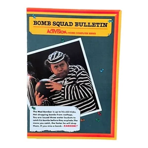 Vintage 1983 Activision Bomb Squad Bulletin Kaboom Manual ONLY No Software - Picture 1 of 1
