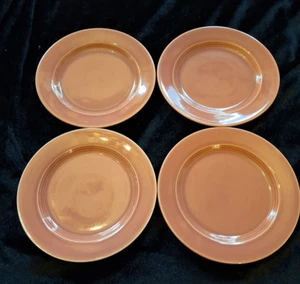 Lu-Ray Pink Pastel Dessert Plates - 5.75" | Set of 4 - Vintage - Picture 1 of 7