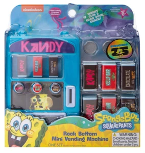 Juego de mini máquina expendedora de fondo de roca Bob Esponja SquarePants™ nuevo - Imagen 1 de 2