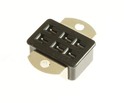 MOLEX 4pcs Beau Cinch S3306AB Jones 6 Pin Socket Connector Panel Mount Angle Bracket
