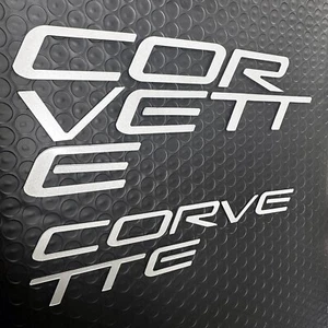 ALUM 1/16 RAISED LETTERS FOR C5 CORVETTE 97-2004 FRONT + REAR US MADE - Picture 1 of 11