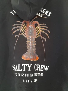 Salty Crew Mens Buggin Out Hoodie Fleece. Size XX Large Black New With Tags - Picture 1 of 10