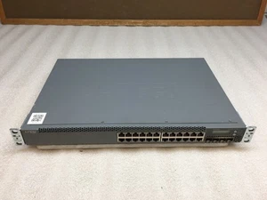 Juniper Network EX3300-24P PoE+ 24-Port Gigabit Ethernet Switch w/ Rack Ears - Picture 1 of 8