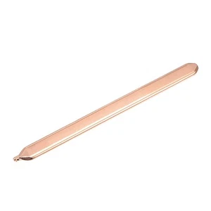 Copper Flat Heat Pipe for Cooling Laptop CPU GPU Heatsink 90mm x 8mm x 3mm - Afbeelding 1 van 5